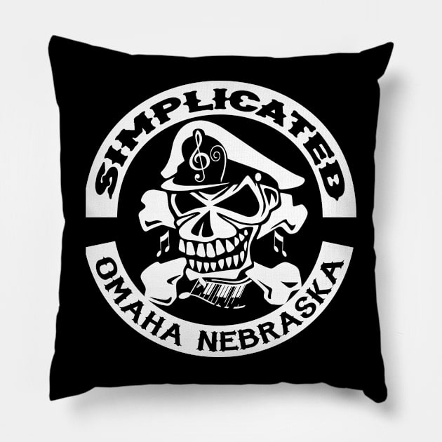 sim biker Pillow by Come Together Music Productions