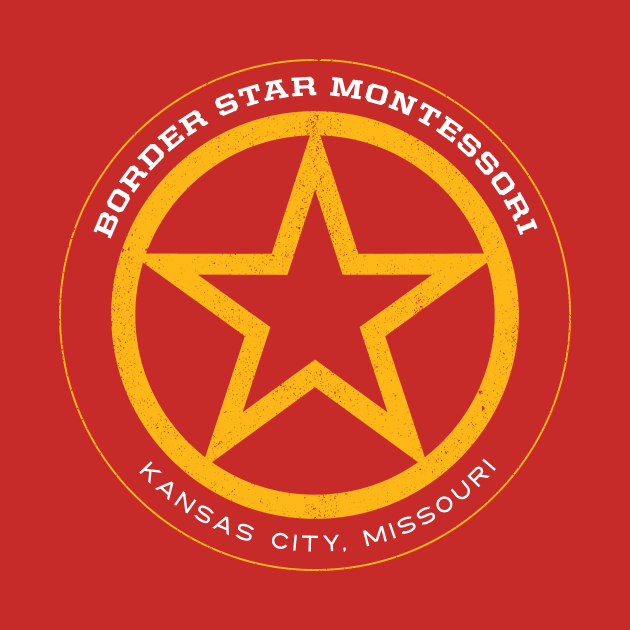 Border Star Montessori Classic Star T-Shirt by Draft Horse Studio