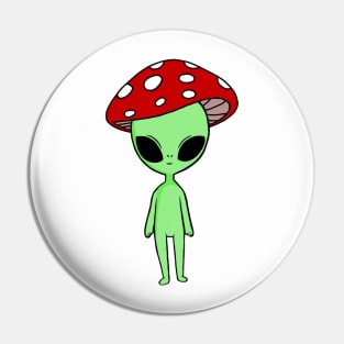 Alien Mushie Pin