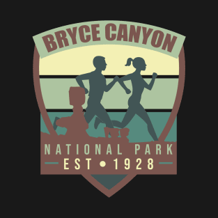 Running Bryce Canyon National Park Est 1928 T-Shirt