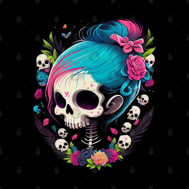 Sugar Skull Girl by TechnoBubble