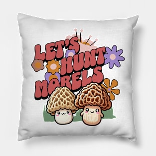 morel hunter Pillow