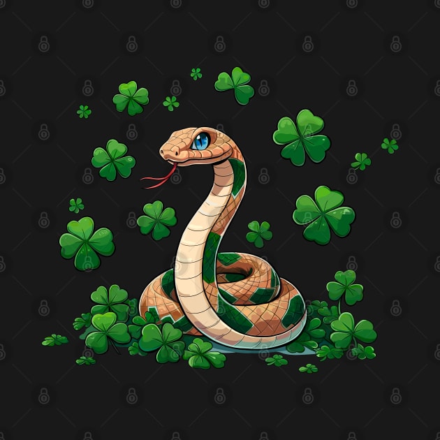 St. Patrick’s Day Shamrock Snake by Ghost on Toast