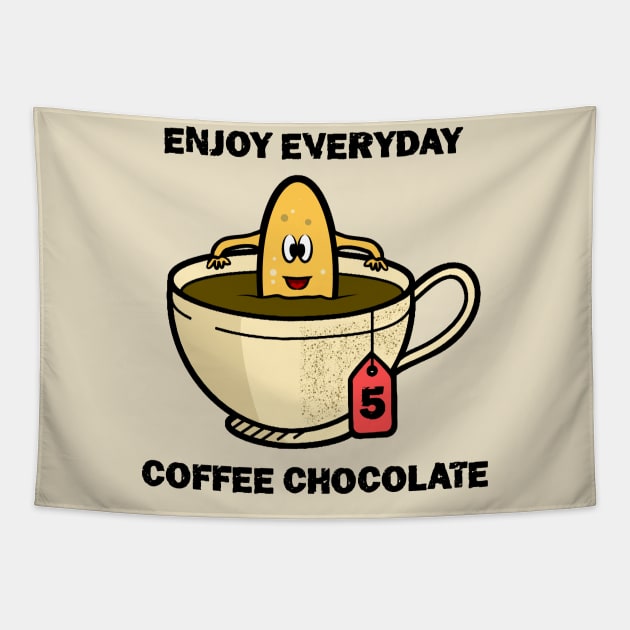 Coklate coffe holiday Tapestry by Cahya. Id