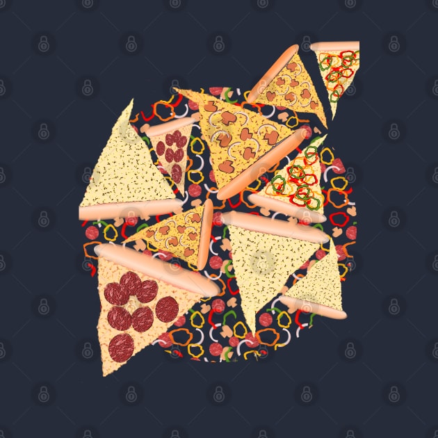 Pizza Pattern No. 1 by RoxanneG