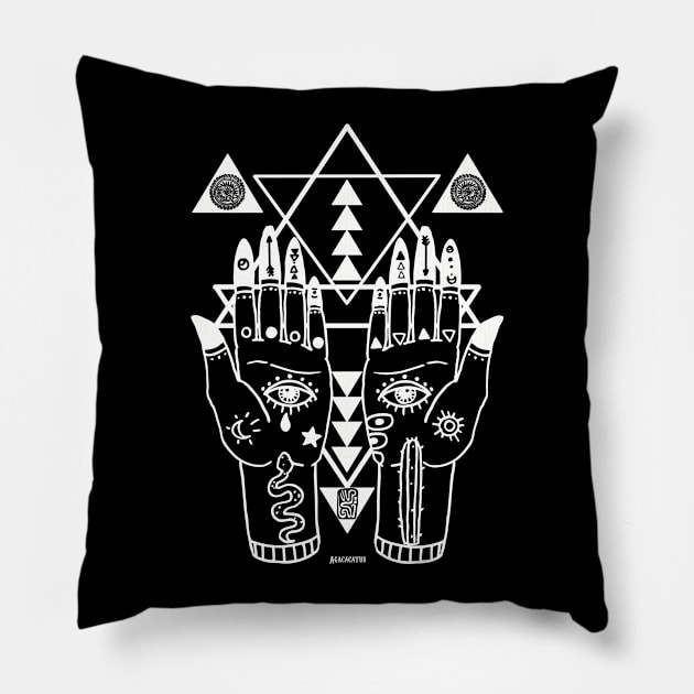 Night&Day cycle (B) Pillow by AgaCactus