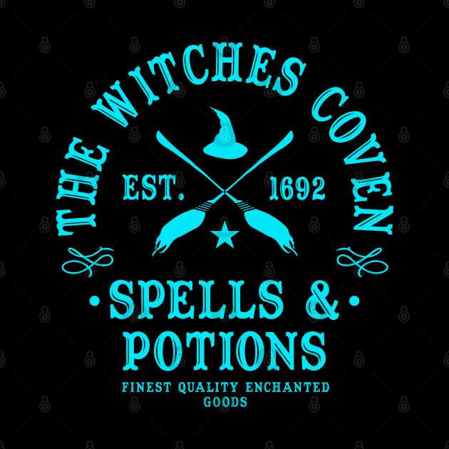 Wiccan Occult Witchcraft Witches Coven Spells & Potions by ShirtFace