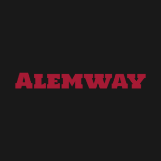 Alemway Red Fonts T-Shirt