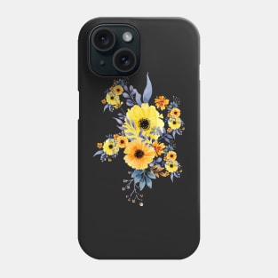 Bright yellow flowers Phone Case