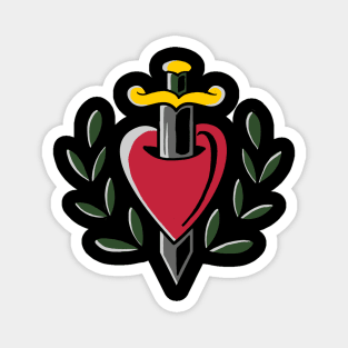 OLD SCHOOL HEART Magnet