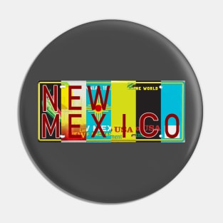 New Mexico License Plates Pin