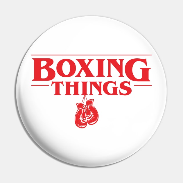 Boxing Stranger Things Art Pin by xcsdesign