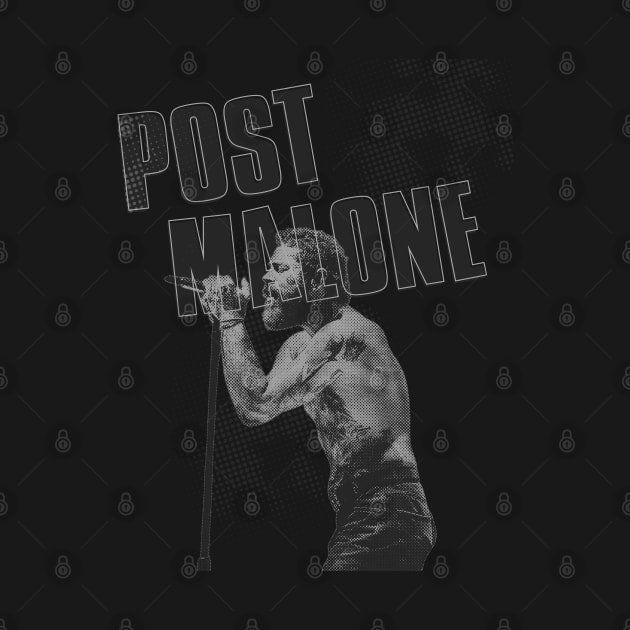 Post Malone // illustration by Degiab