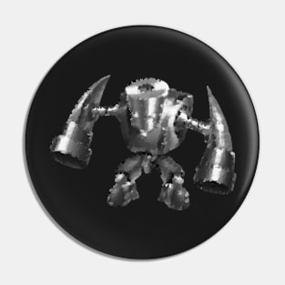 Gray Robot 01 Pin