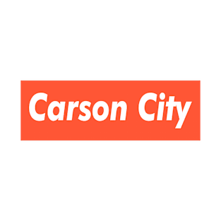 Carson City White Orange T-Shirt