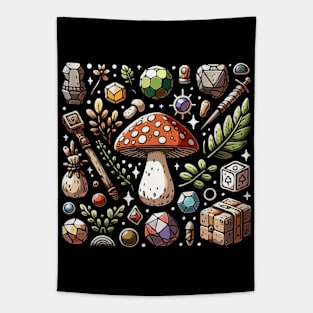 Cottagecore Aesthetic Dark Academia Aesthetic Mushroom Tapestry