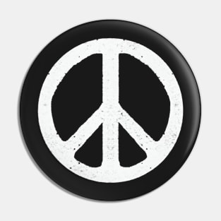 Classic Retro 80's Peace Symbol Pin