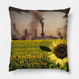 Sunflowers Attack! Pillow