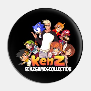KenzGamesCollection T-Shirt #1 Pin
