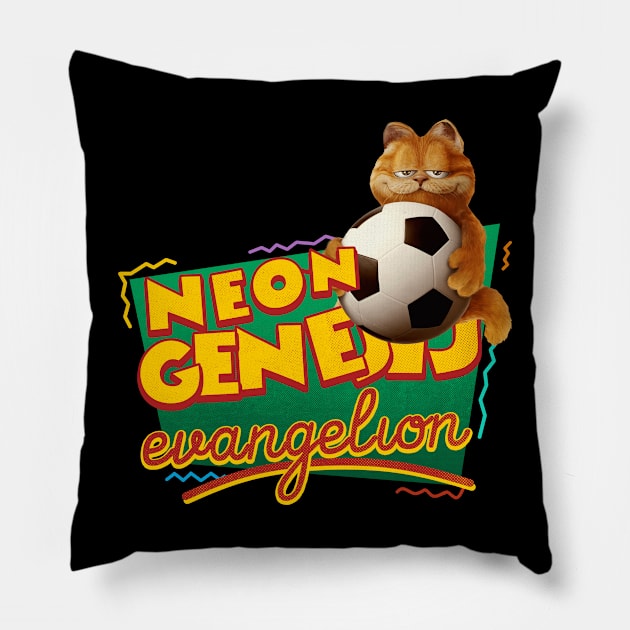 NEW NEON GENESIS EVANGELION FOTBALL Pillow by Rurulako