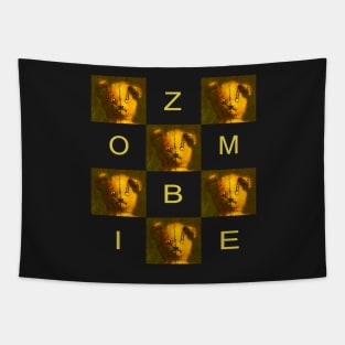 Zombie Teddy Bear Design Tapestry