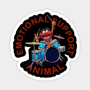 Muppets Emotional Support Animal - Drummer Magnet