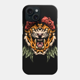 Angry Tiger Head Phone Case