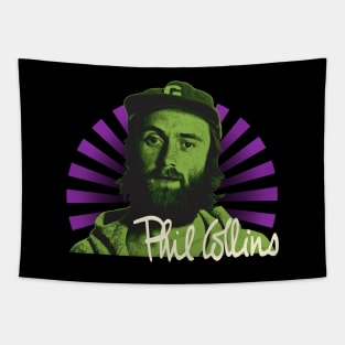 Phil Collins Youth Fan Art Design Tapestry