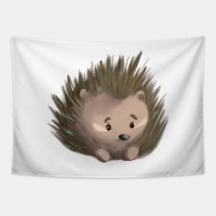 Cute Porcupine Drawing Tapestry