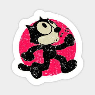 felix the cat keep walking Magnet
