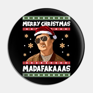 Merry Christmas Madafakaaas Pin