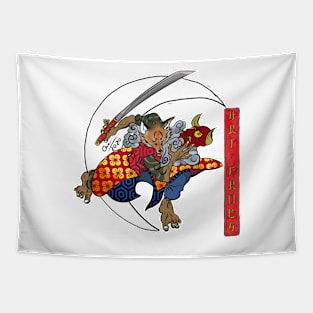 Samurai FireFox Tapestry