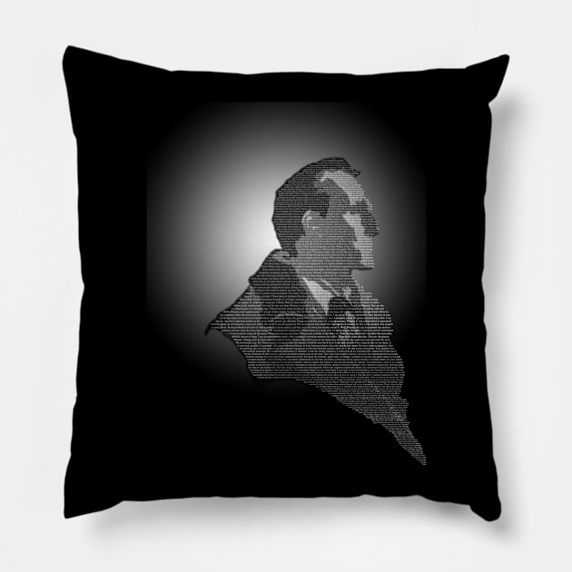 Sherlock Pillow by joshthecartoonguy