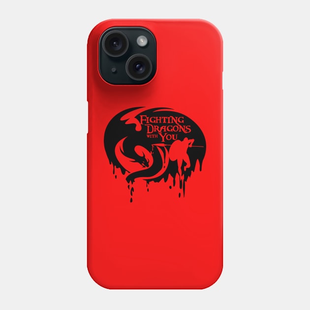 Fighting Dragons with You Phone Case by andantino