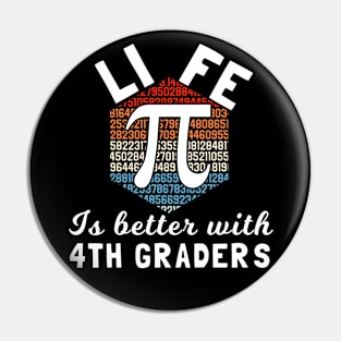 Life is better with 4th graders, funny fourth grade teacher quote Pin