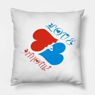 Pair of Hearts Pillow