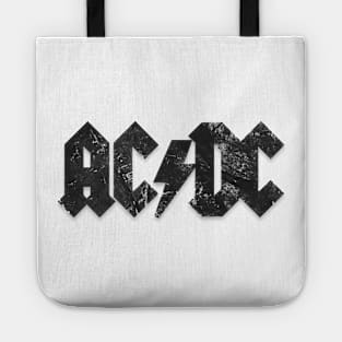 AC DC Vintage Distressed Tote