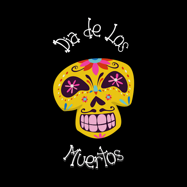 Dia de los Muertos- Sugar Candy Skull by Rude Bee