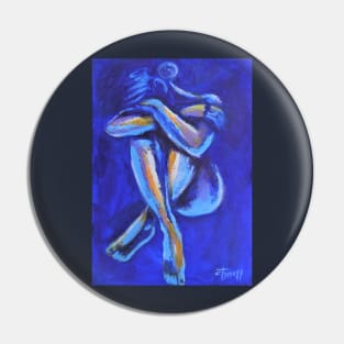 Blue Mood 8 - Female Nude Pin