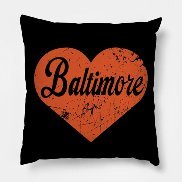 Baltimore Heart Pillow by YASSIN DESIGNER