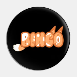 Bluey Bingo Logo Pin