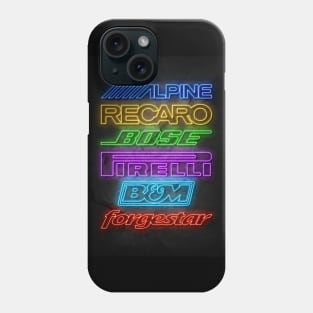 Neon Car Sponsors Phone Case