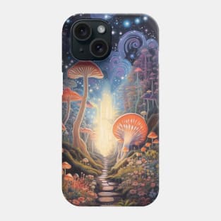 Celestial Mushroom Patch Phone Case