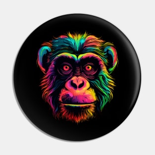 Neon Chimp #2 Pin