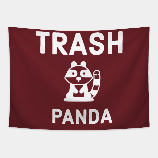 Trash Panda Raccoon Tapestry by narekmug