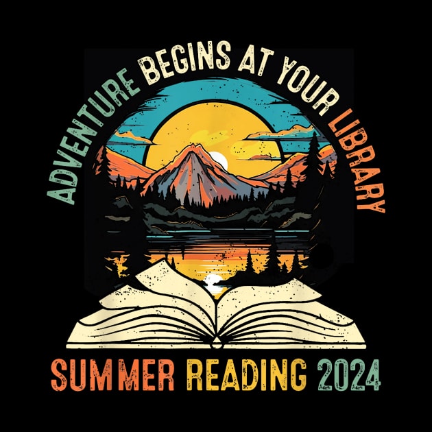 Adventure Begins At Your Library Summer Reading 2024 by Scan me store