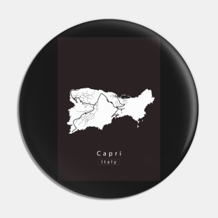 Capri Italy Island Map Pin