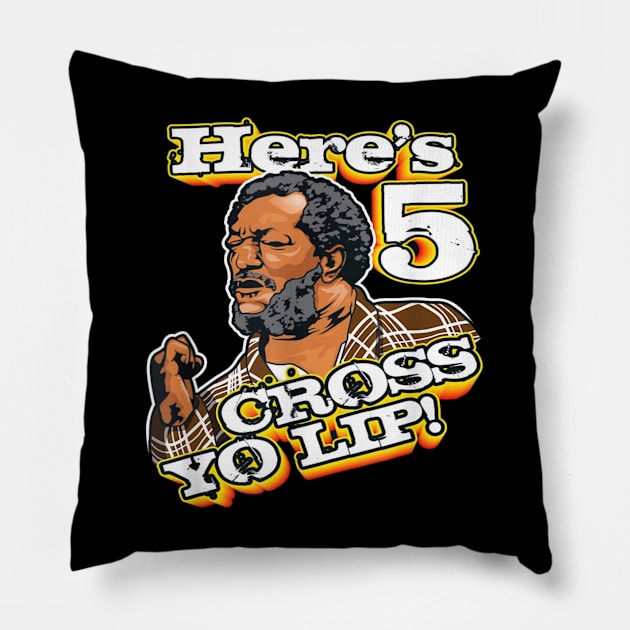 Redd Foxx  || Retro Style Design Pillow by ShionTji