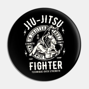 jiu jitsu fighter Pin