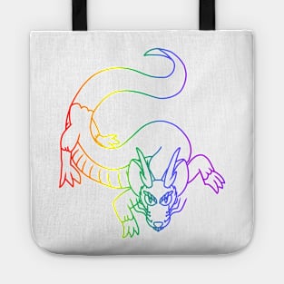 Rat Dragon (Rainbow Version) Tote